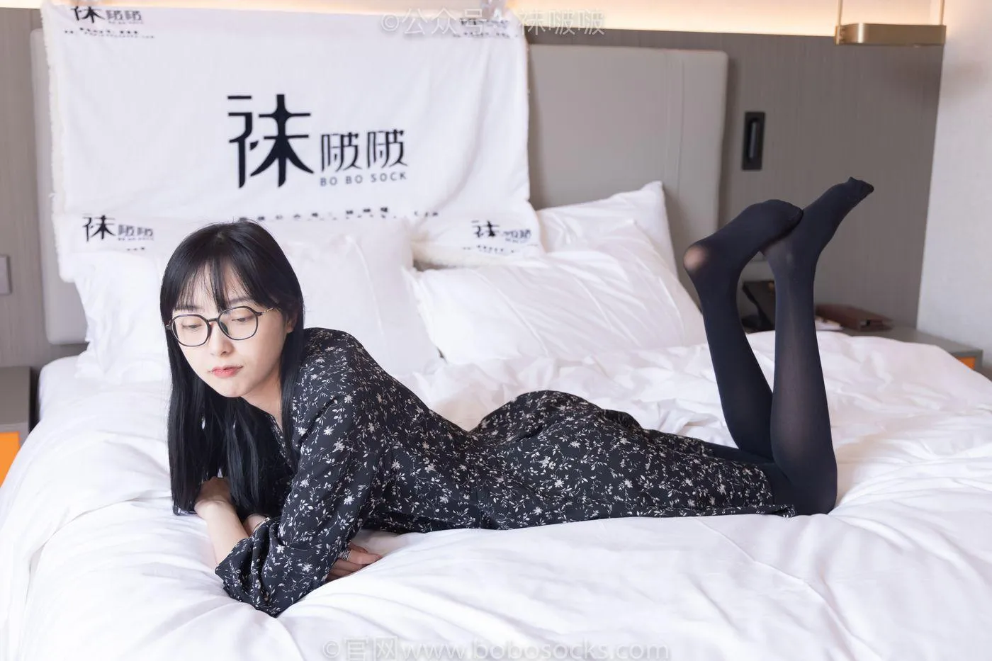 [BoBoSocks袜啵啵]NO.064 稚予-平底鞋、厚黑丝 [137P]插图4